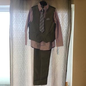 Boys Purple Cloud 4pc Suit